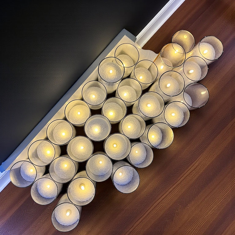 Flameless Wedding Candle Rental | Real Wax Look LED For Hire
