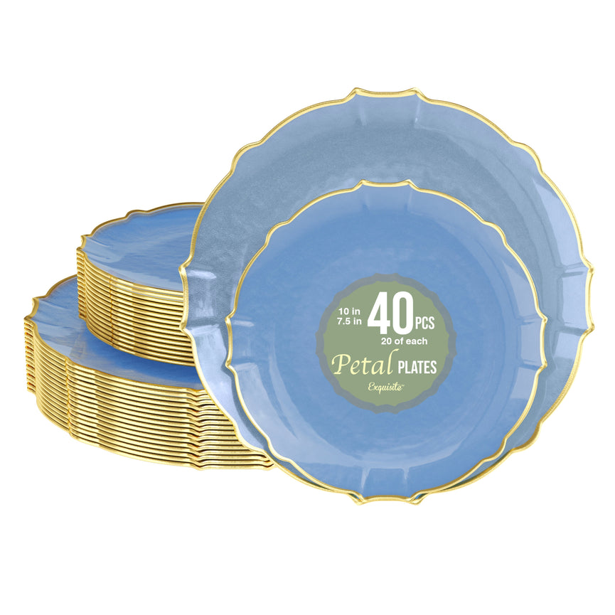Spring Lake/Gold Petal Plates - Combo Pack 120/120
