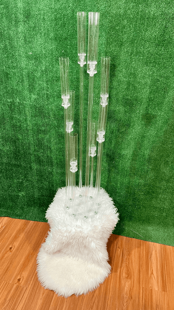 Acrylic 8-Arm Candelabra Wedding Table Centerpiece - Décor Maniacs