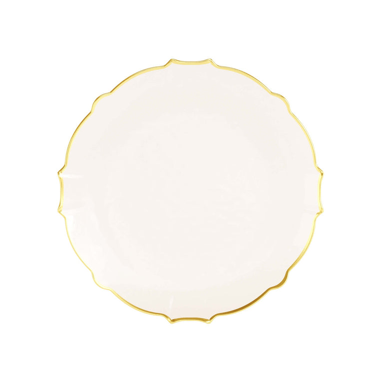 7.5 In. Rosè/Gold Petal Plates | 20 Count