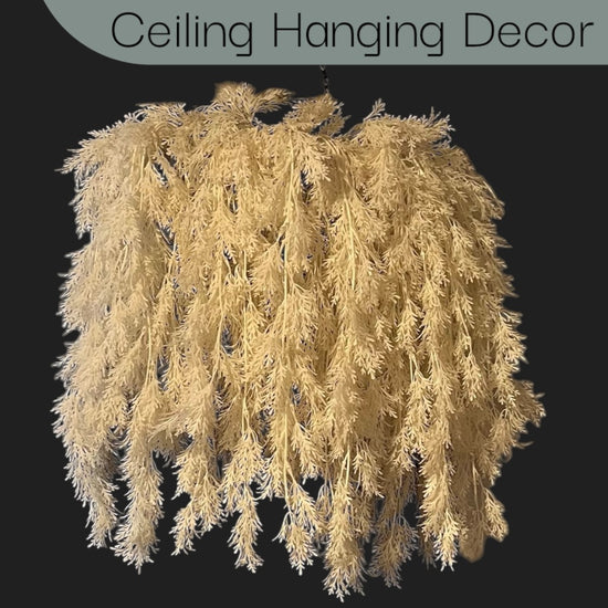 Faux Hanging Plants - Mist Ceiling Flowers for Wedding Decor