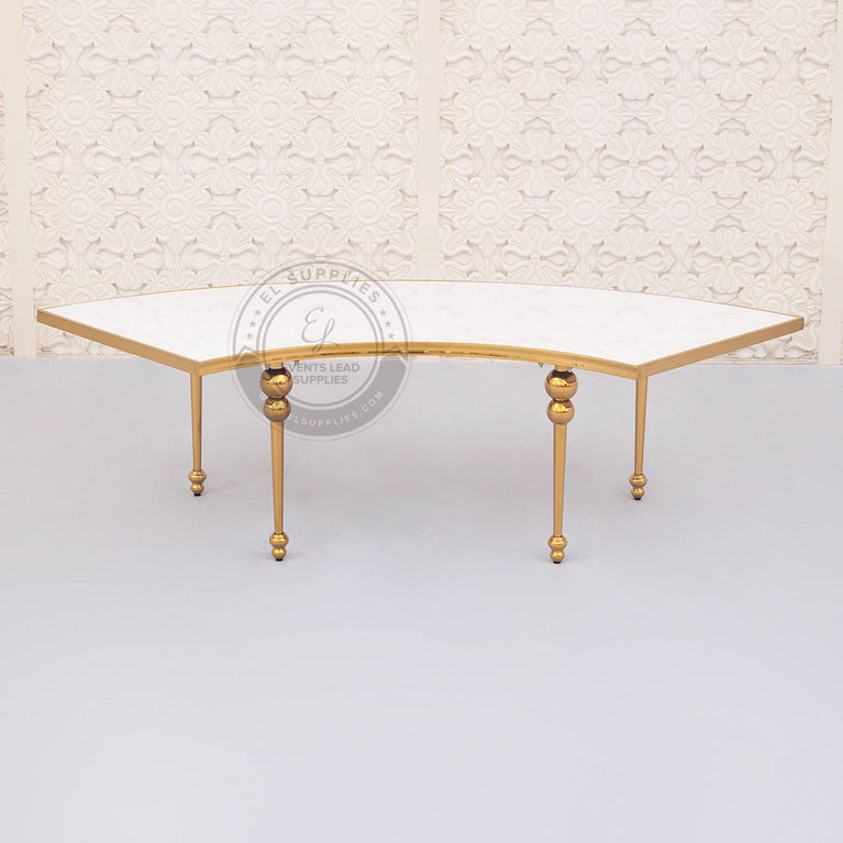 VEGA YAN Gold Kids Table - Full Round