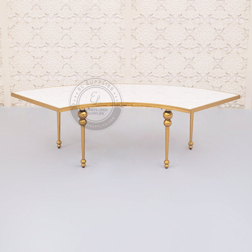 VEGA YAN Gold Kids Table - Full Round