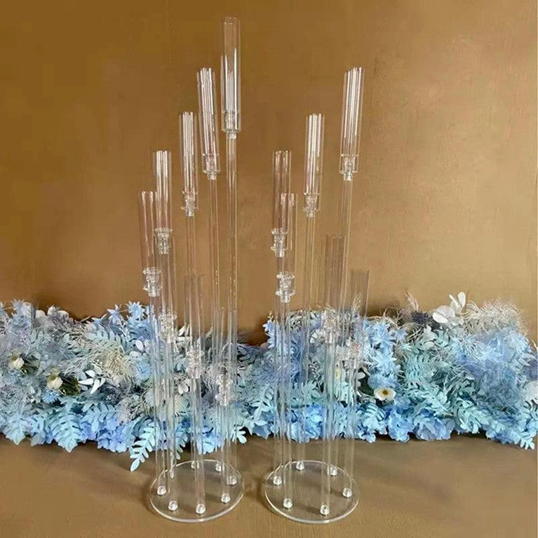 8-Arm Acrylic Candelabra Wedding Centerpiece