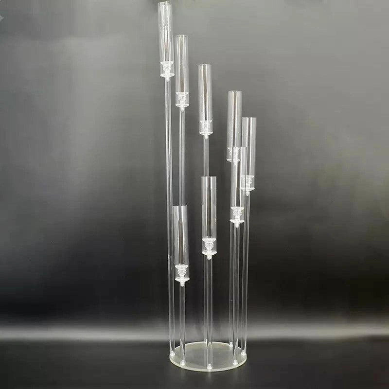 8-Arm Acrylic Candelabra Wedding Centerpiece