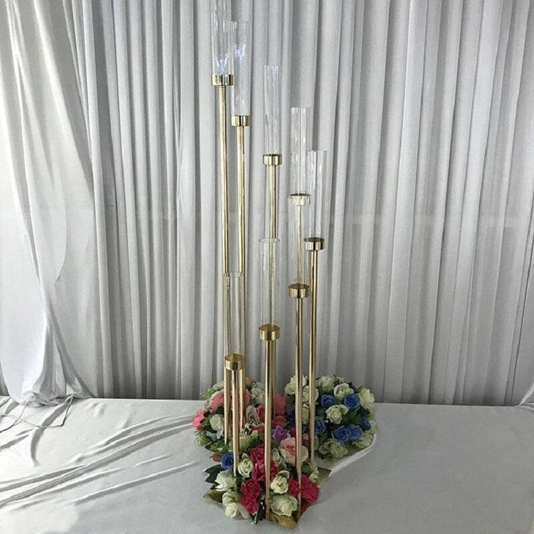 8-Arm Candelabra Acrylic Wedding Centerpiece