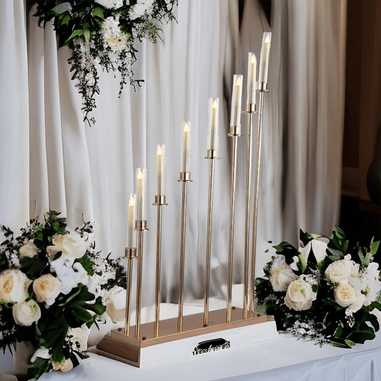 8-Arm Candelabra Wedding Centerpiece 2-Pack