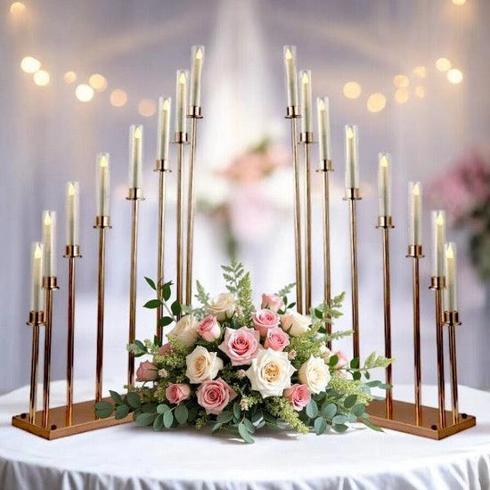 8-Arm Candelabra Wedding Centerpiece 2-Pack