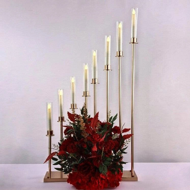 8-Arm Candelabra Wedding Centerpiece 2-Pack