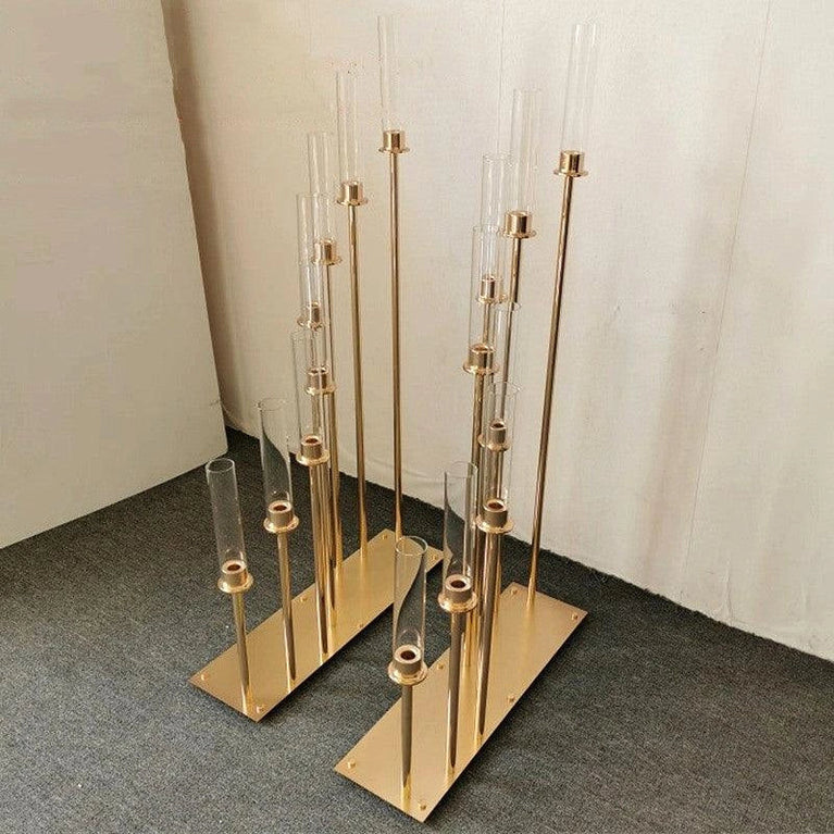 8-Arm Candelabra Wedding Centerpiece 2-Pack