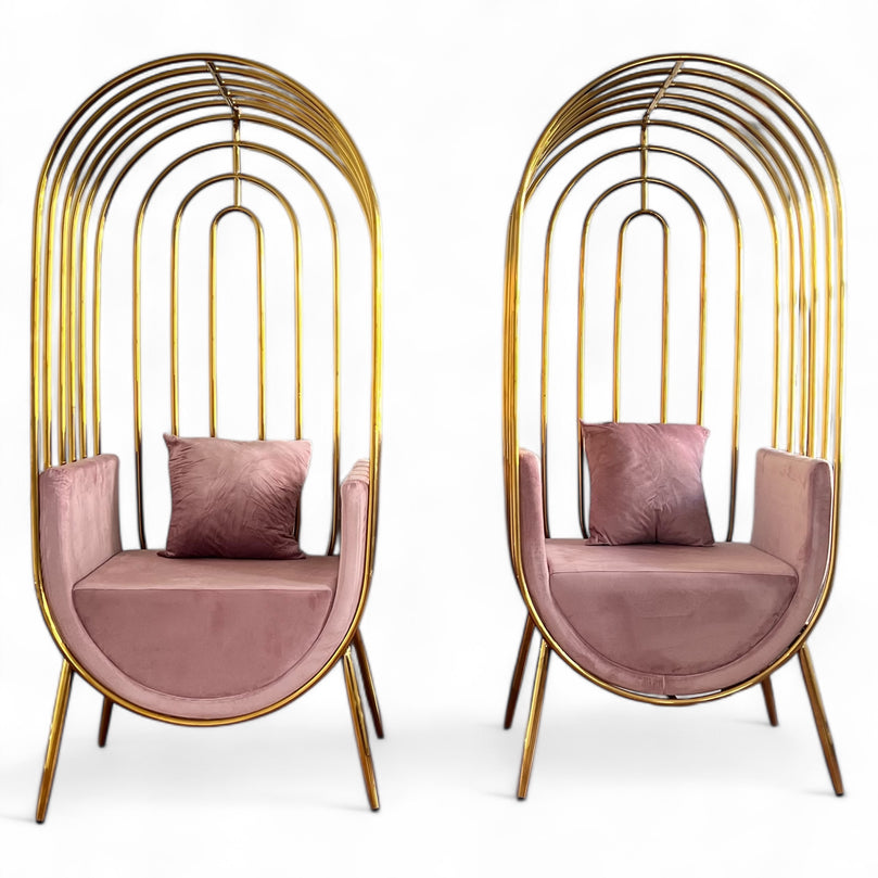 ZYRA Throne Chair Rental - Hire King & Queen Wedding Chairs