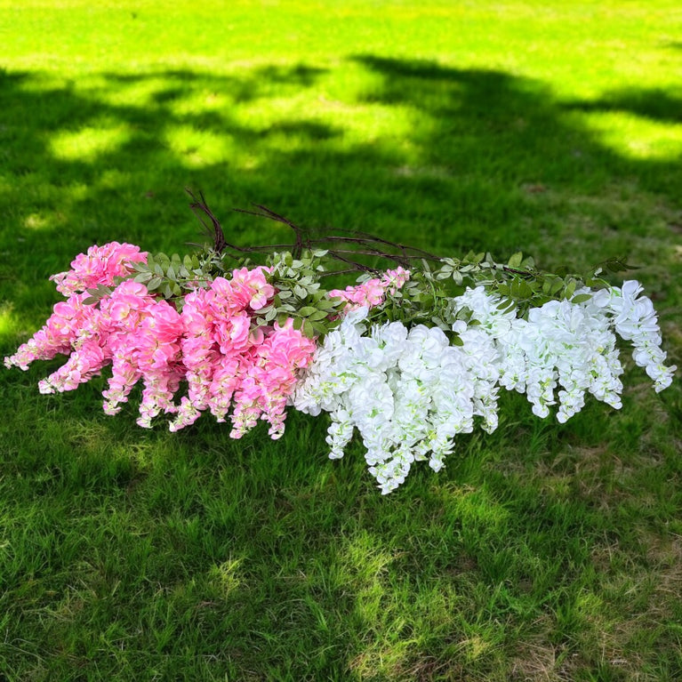 Artificial Wisteria Flowers - Faux Wisteria Vines for Decor