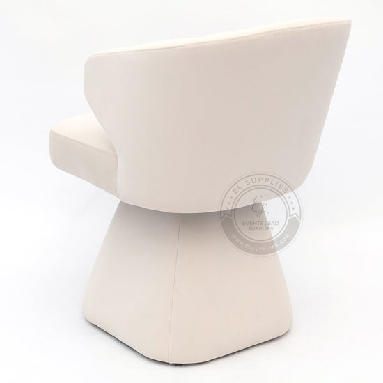 LARACHE White Accent Chair