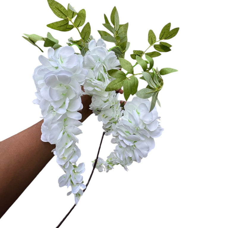 Artificial Wisteria Flowers - Faux Wisteria Vines for Decor