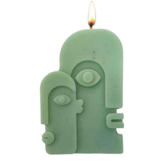 Abstract Faces Soy Lemonite Scented Candle