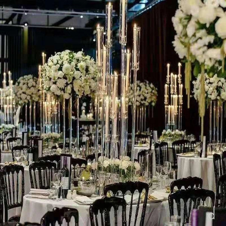 Acrylic 8-Arm Candelabra Wedding Table Centerpiece