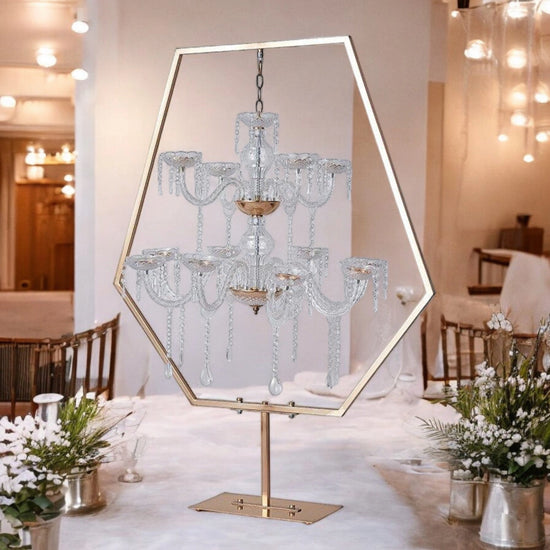 Acrylic Candelabra Wedding Centerpieces 5-Pack