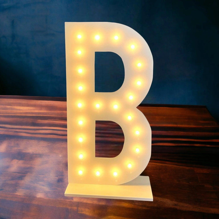 BABY 3ft & 4ft Tall Marquee Light Up Letters - Décor Maniacs