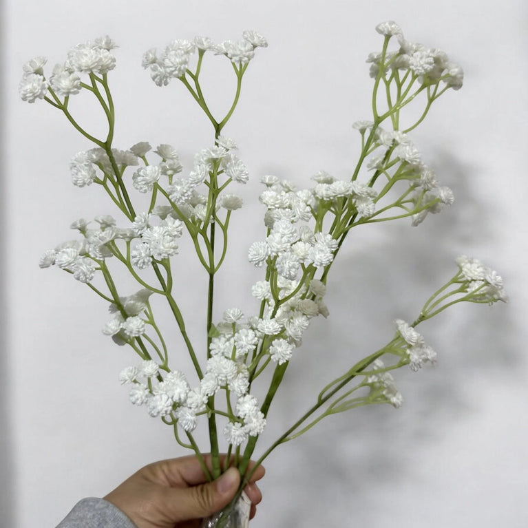 Baby's Breath Gypsophila Artificial Flower with Large Buds - Décor Maniacs