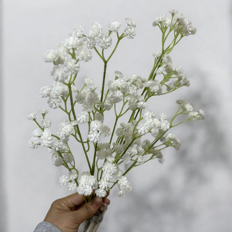 Baby's Breath Gypsophila Artificial Flower with Large Buds - Décor Maniacs