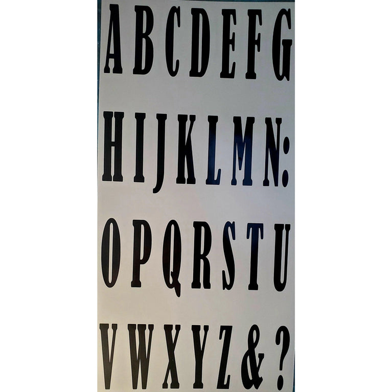 Big Font Alphabet Letter Vinyl Stickers - Décor Maniacs