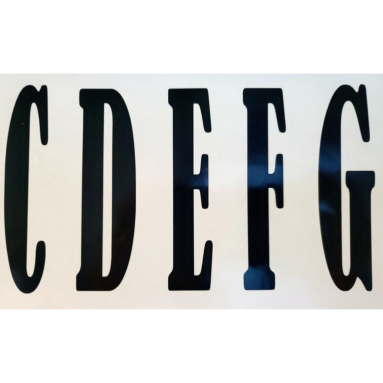 Big Font Alphabet Letter Vinyl Stickers - Décor Maniacs