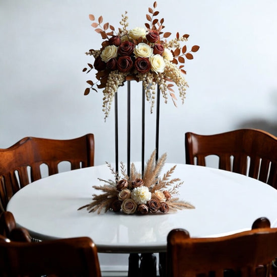 Black Center Pieces for a Wedding - 32" Tall Flower Stand