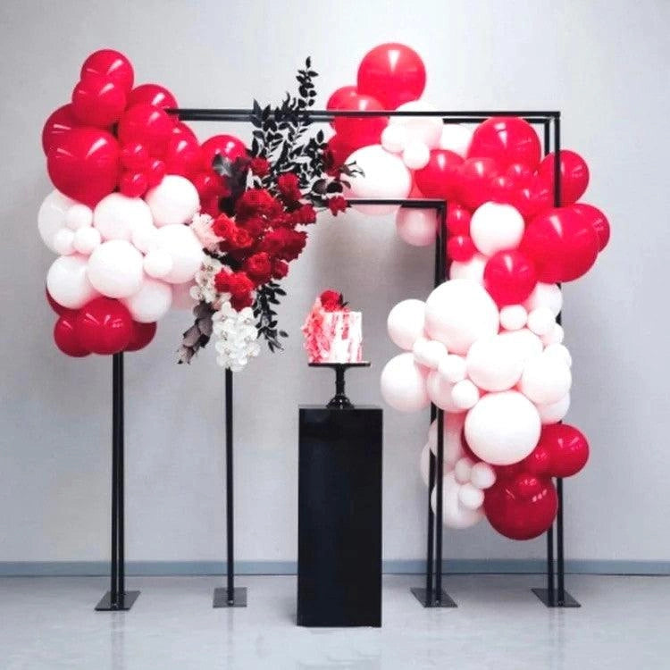 Black Square Wedding Arch Backdrop Decor Stand - Décor Maniacs