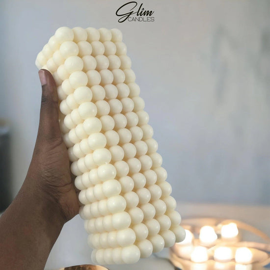 Bubble Soy Wax Scented Pillar Glim Candles - Décor Maniacs