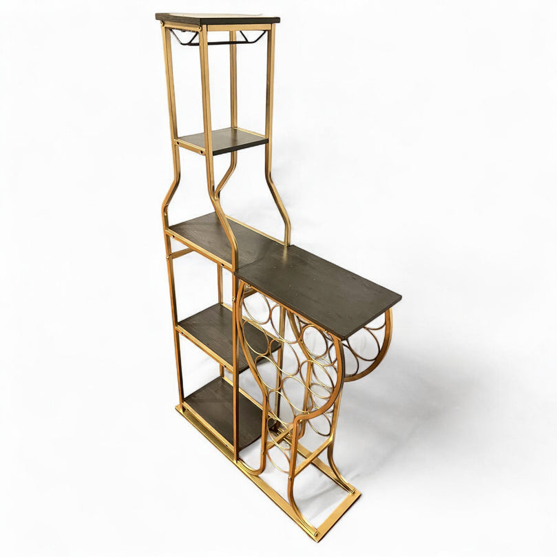 Bruk Champagne Wall Rental - Gold Bottle Sip Station Rack