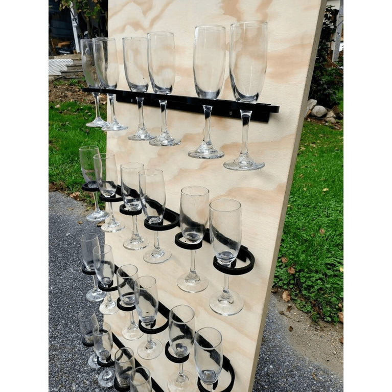 Champagne Wall Mimosa Prosecco Bar Wine Holder - Décor Maniacs