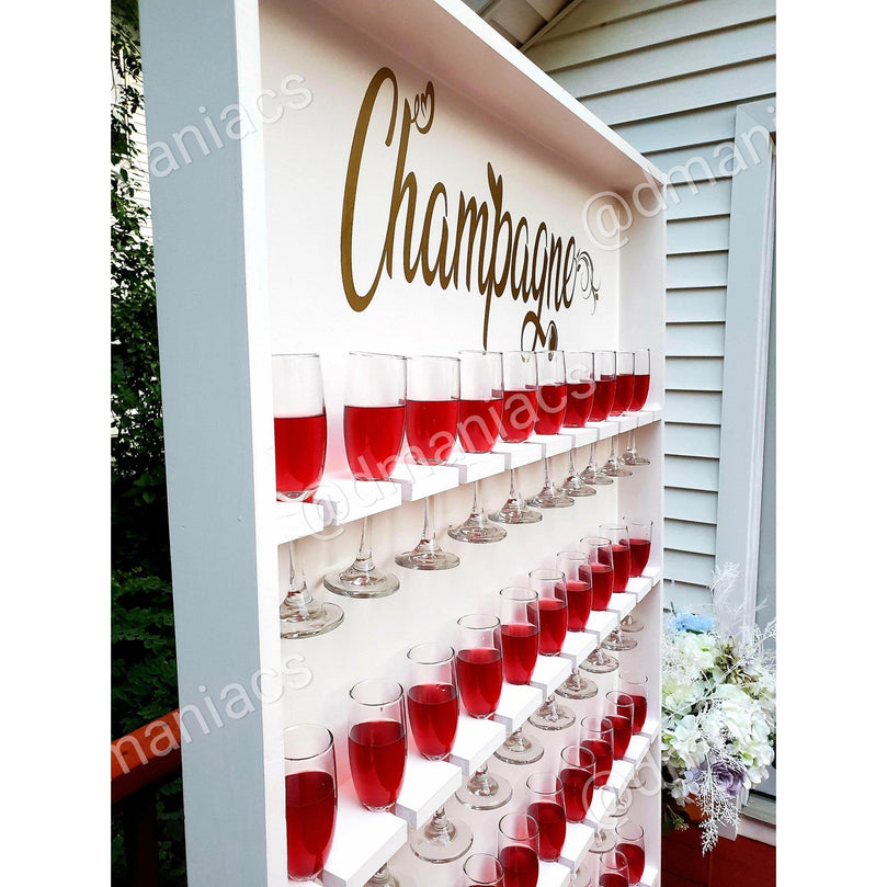 Champagne Wall Mimosa Prosecco Bar Wine Stand - Décor Maniacs