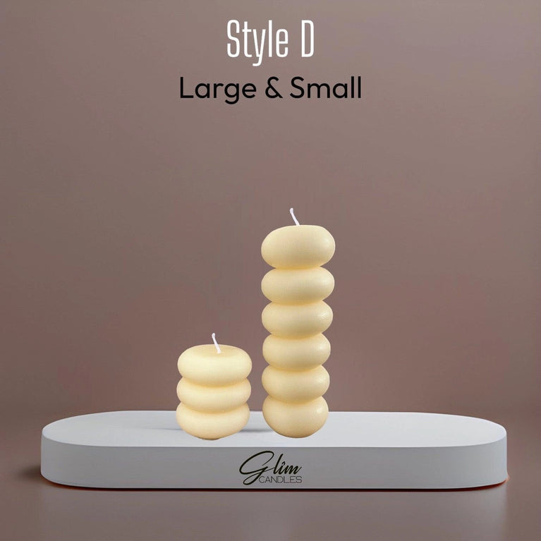 Cozy Nights Collection Soy Pillar Glim Candles