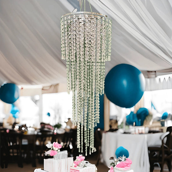 Crystal Hanging Beaded Wedding Ceiling Decor