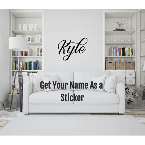 Custom Name Vinyl Room Wall Decal Sticker - Décor Maniacs