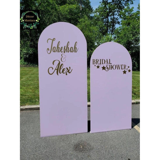 Custom Wedding Backdrop Vinyl Wall Stickers