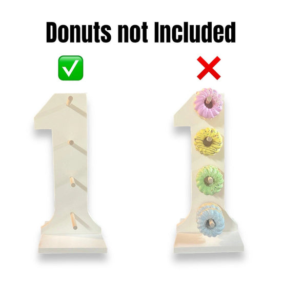 Donut Wall Personalized 15th Birthday Party Dessert Stands