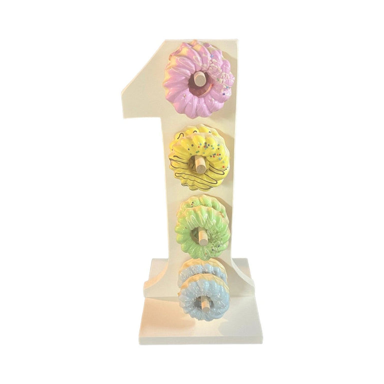 Donut Wall Personalized 1st Birthday Party Dessert Stand