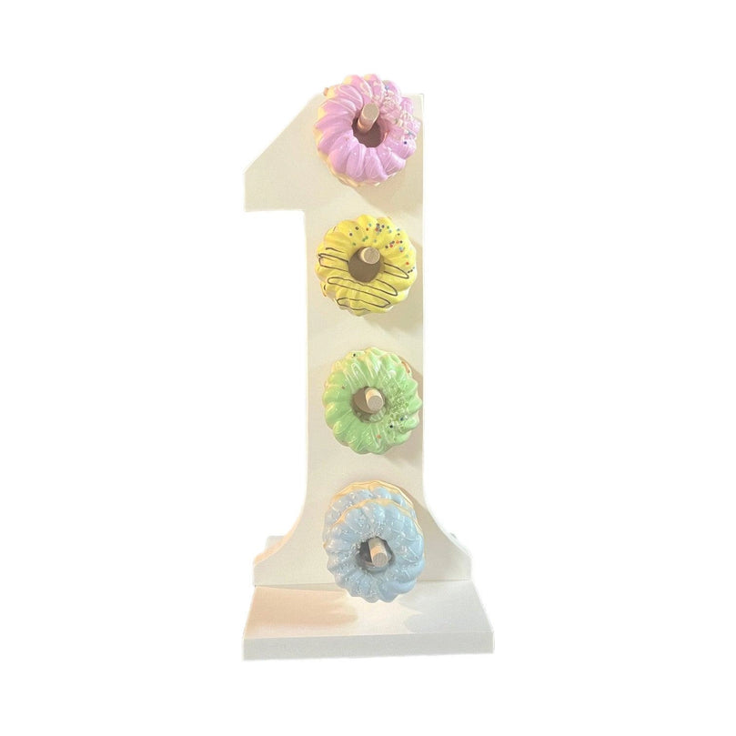 Donut Wall Personalized 1st Birthday Party Dessert Stand