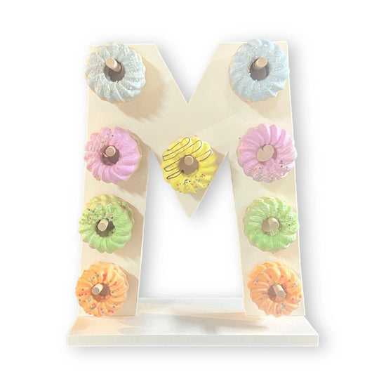 Donut Wall Personalized Mother's Birthday Party Dessert Stand - Décor Maniacs