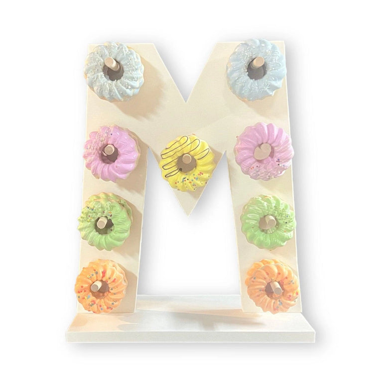 Donut Wall Personalized Mother's Birthday Party Dessert Stand - Décor Maniacs