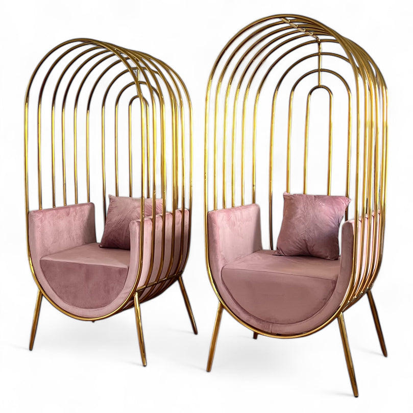 ZYRA Throne Chair Rental - Hire King & Queen Wedding Chairs