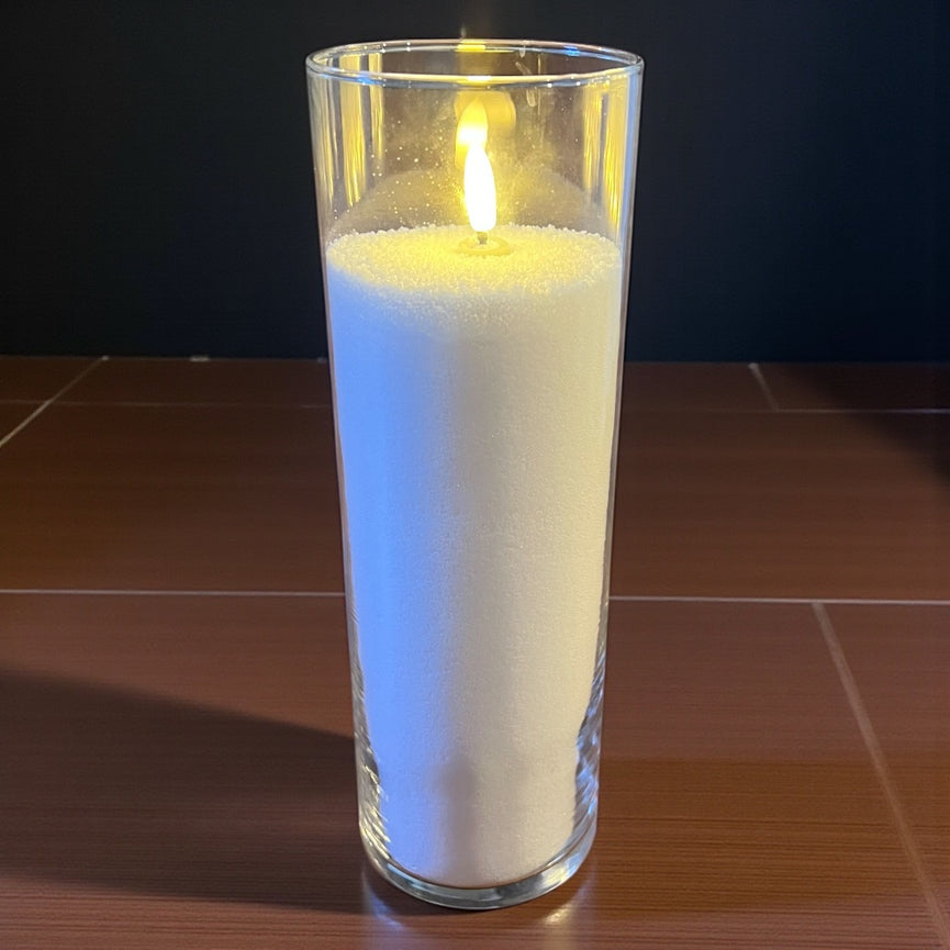 Flameless Wedding Candle Rental | Real Wax Look LED For Hire