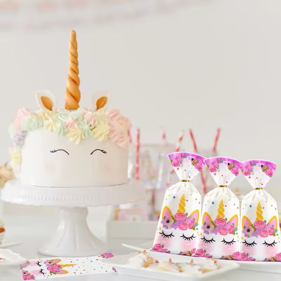 Unicorn Favor Bags 10-Pack