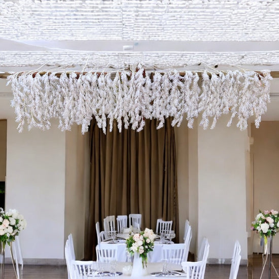 Faux Hanging Plants - Mist Ceiling Flowers for Wedding Decor