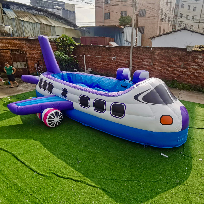 JetSplash Airlines Inflatable Water Pool for Rent - 26x16 Ft