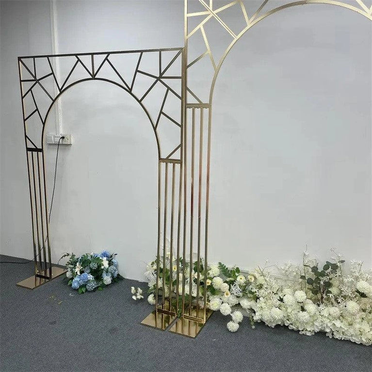 Geometric Arch Wedding Backdrop Decor Stand - Décor Maniacs