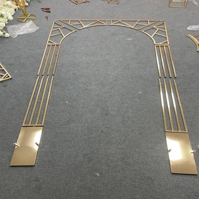 Geometric Arch Wedding Backdrop Decor Stand - Décor Maniacs