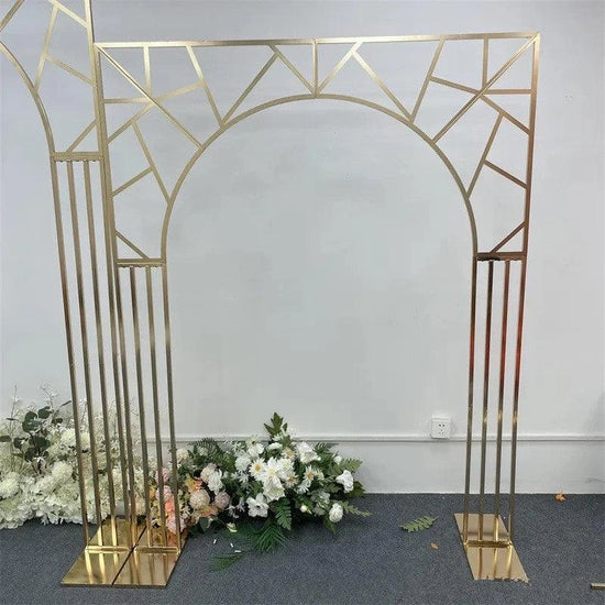 Geometric Arch Wedding Backdrop Decor Stand - Décor Maniacs