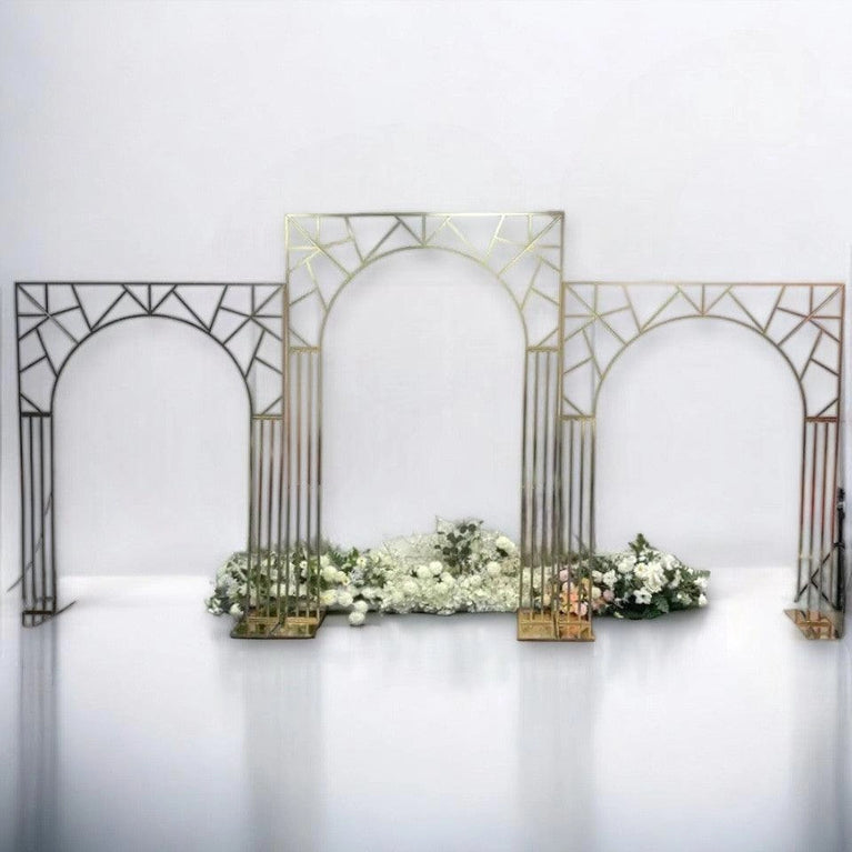 Geometric Arch Wedding Backdrop Decor Stand - Décor Maniacs